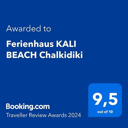 Ferienhaus Kali Beach Chalkidiki Nea Kallikrateia Bagian luar foto