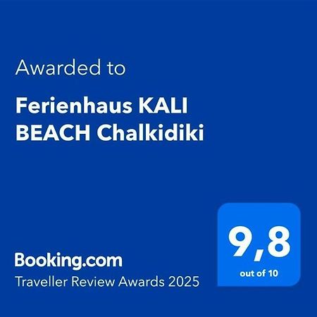 Ferienhaus Kali Beach Chalkidiki Nea Kallikrateia Bagian luar foto