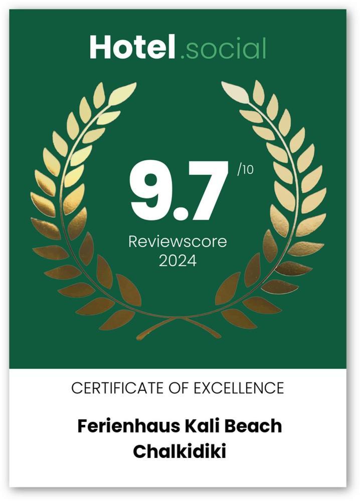 Ferienhaus Kali Beach Chalkidiki Nea Kallikrateia Bagian luar foto